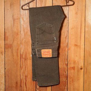 Levi's 514 Green Jeans